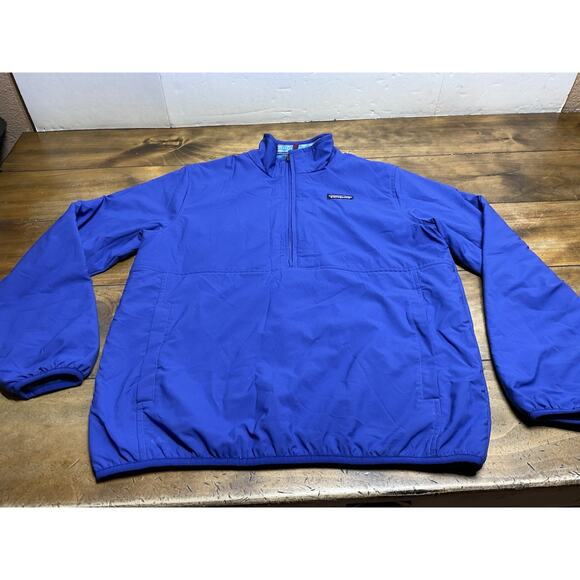 Patagonia Reversible Snap-T Glissade Pullover Harvest Moon Blue Sweatshirt - Picture 6 of 13